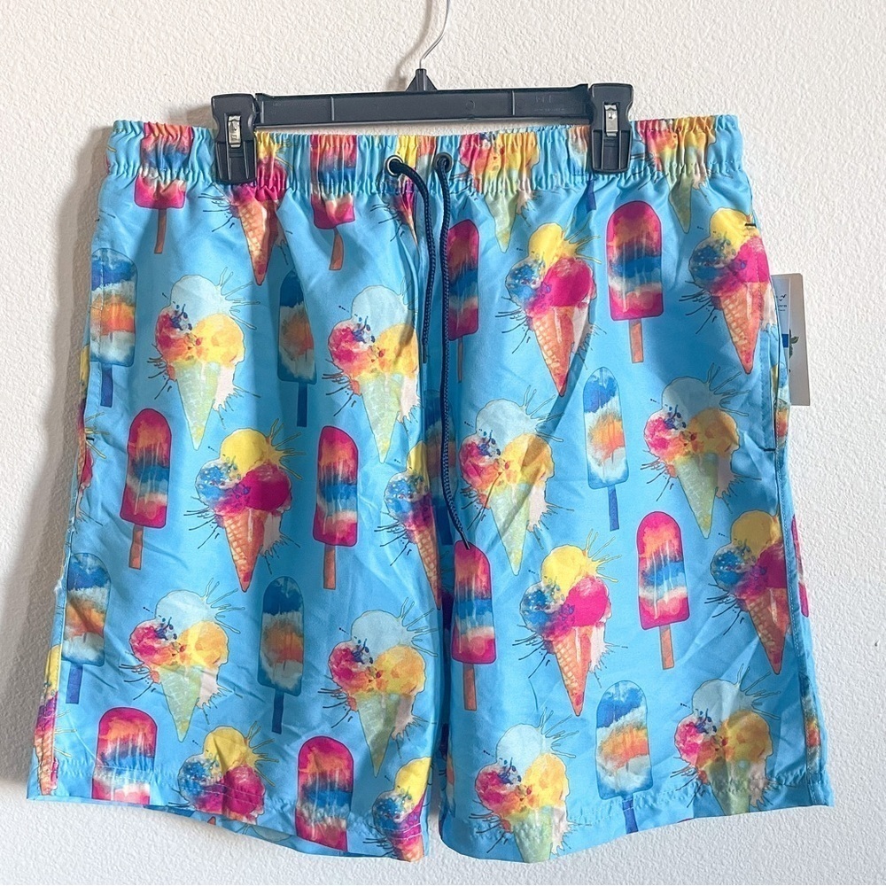 US Surf Club Hawaii Men's Ice Scream Swim Trunks